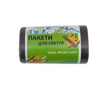 Пакеты для мусора эконом Арт-Принт 35л.*100шт/ 6,5мкм/ 450*550мм 272945 фото