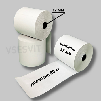 Касова стрічка 48-57/12 термо (60м) 82943 фото