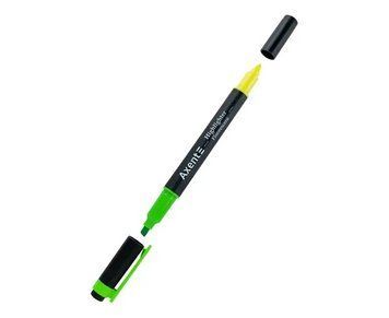 Маркер Highlighter Dual 2534-04. 2-4 мм клиноп. зелено+жовт. 271600 фото