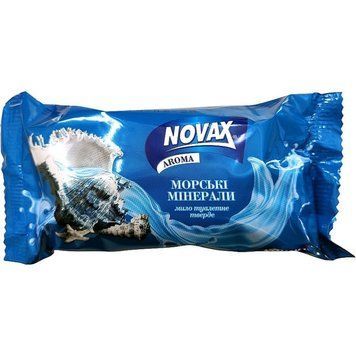 Мило туалетне тверде ТМ "NOVAX" "Aroma Морські Мінерали" марки (К), номінальна маса 140 грам 272775 фото