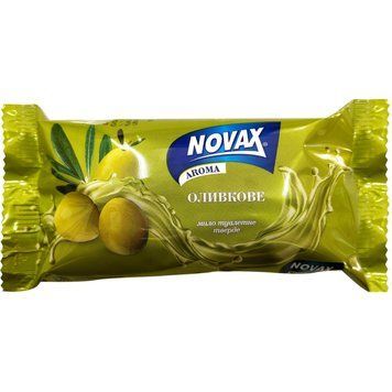 Мило туалетне тверде ТМ "NOVAX" "Aroma Оливкове" марки (К), номінальна маса 140 грам 272776 фото