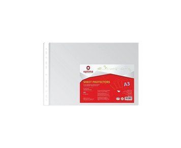 Файл горизонтальний глянцевий ОРТIMA А3 40 мк. (за 50 шт.) О35113 271519 фото