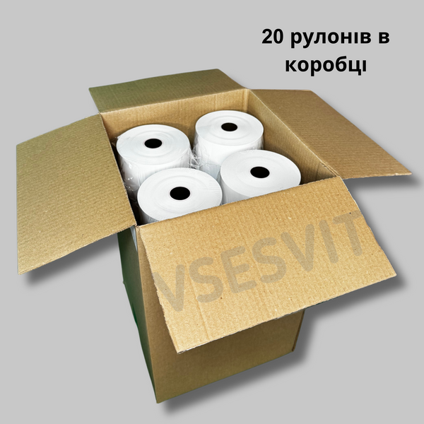Стрічка банкоматна 55-80/25 термо (180м) ашз 85722 фото