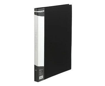 Папка BUROMAX А4 із швидкозшивачем та внутр.кішенею чорна BM.3407-01 271559 фото