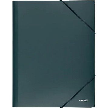 Папка на гумках А4 AXENT зелена 1508-05 271538 фото