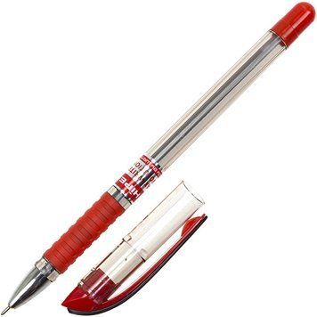 Ручка масляная Hiper Max Writer Evolution HO-335-ES 2500м 0.7мм красная 273503 фото