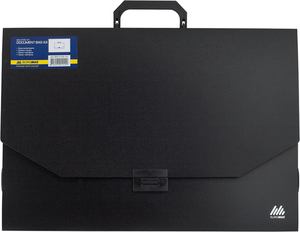 Портфель Buromax А3 PROFESSIONAL пластиковий 32мм чорний BM.3725-01 271570 фото