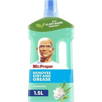 Mr. Proper жидкое моющее средство уборка полов и стен Утренняя Роса 1,5л 272607 фото