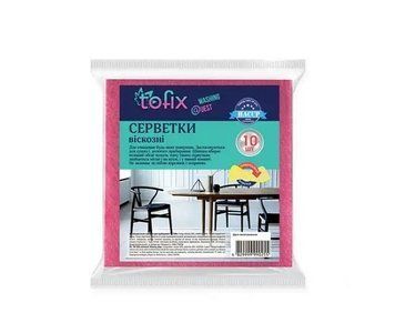 Салфетка вискозная для впитывания 10 шт 30*36 ТМ Tofix 272922 фото