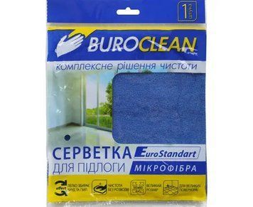 Салфетка для пола, микрофибра, BuroClean EuroStandart 50х60 см 272924 фото