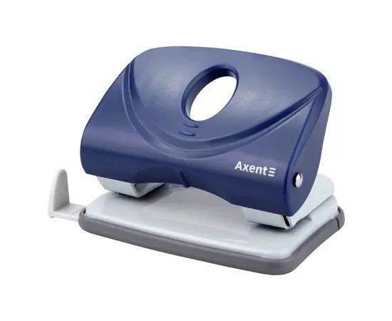 Діркопробивач 20 листів Axent 3820 Welle-2 з пластиковим верхом асорті 173139 фото